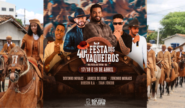 Imagens da Prefeitura de Boa Vista do Tupim realiza mais uma edição da tradicional Festa dos Vaqueiros 