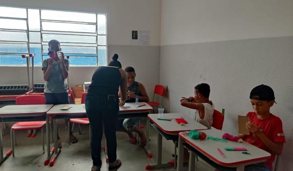 Imagens da Oficina de Artesanato 