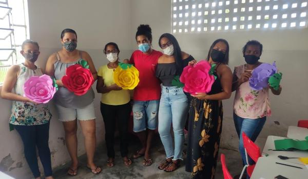 Imagens da Oficina de Artesanato 