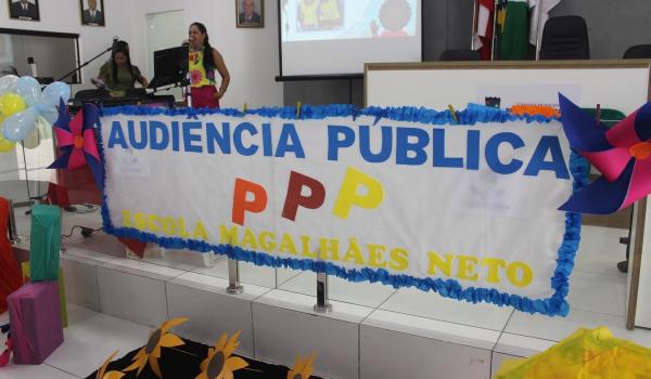 Audiência Pública do Projeto Político Pedagógico.