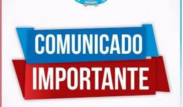 COMUNICADO – INÍCIO DO ANO LETIVO – TERÇA-FEIRA 12 /02/2019