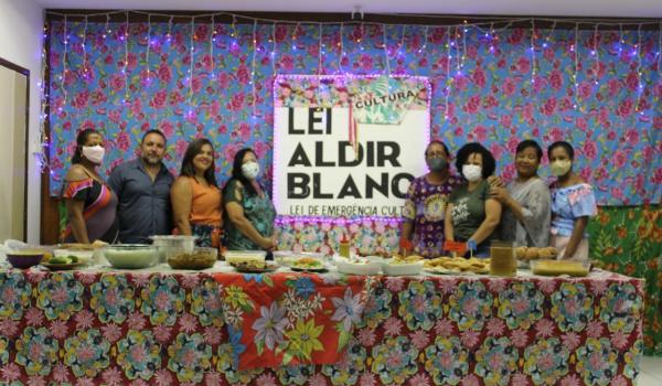 Projeto Gastronômico: prato principal; sobremesa; petiscos, etc, beneficiado pela Lei Aldir Blanc, realiza exposição.