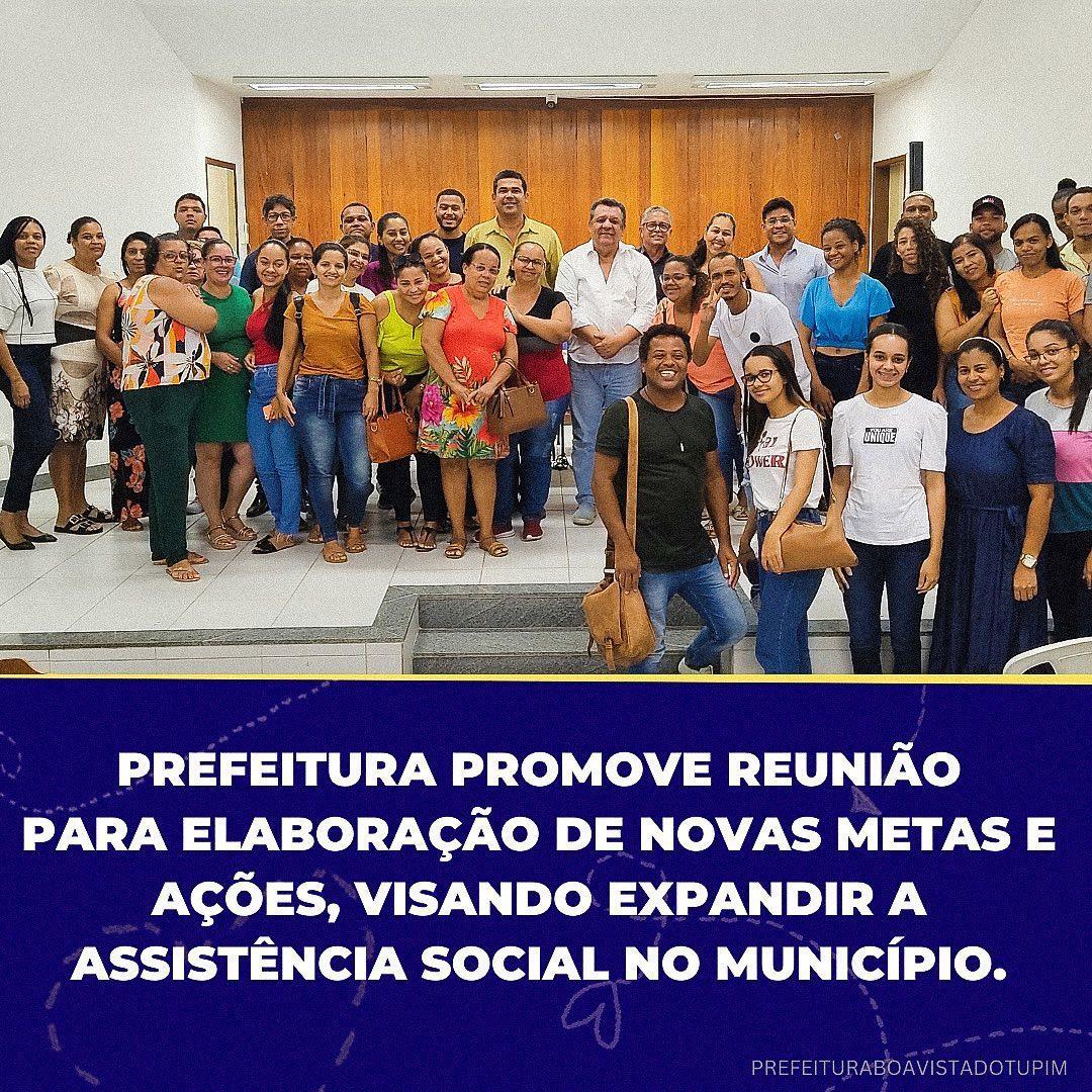 Prefeitura promove reunião para elaboração de novas metas e ações, visando expandir a assistência social do município.