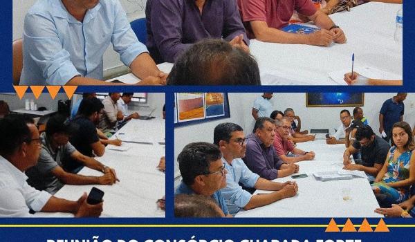Reunião do Consórcio Chapada Forte tem como pauta obra da ponte molhada que ligara os municípios de Boa Vista do Tupim e Itaetê