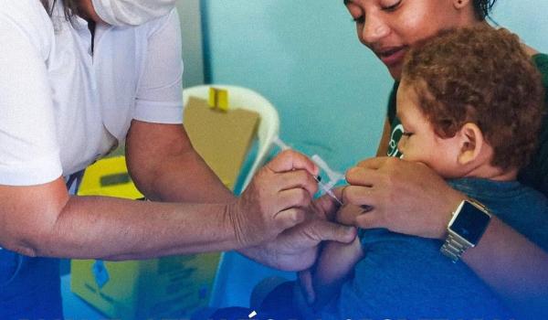 Secretaria de Saúde realizou neste sábado (6) o Dia D da Campanha de Vacinação.